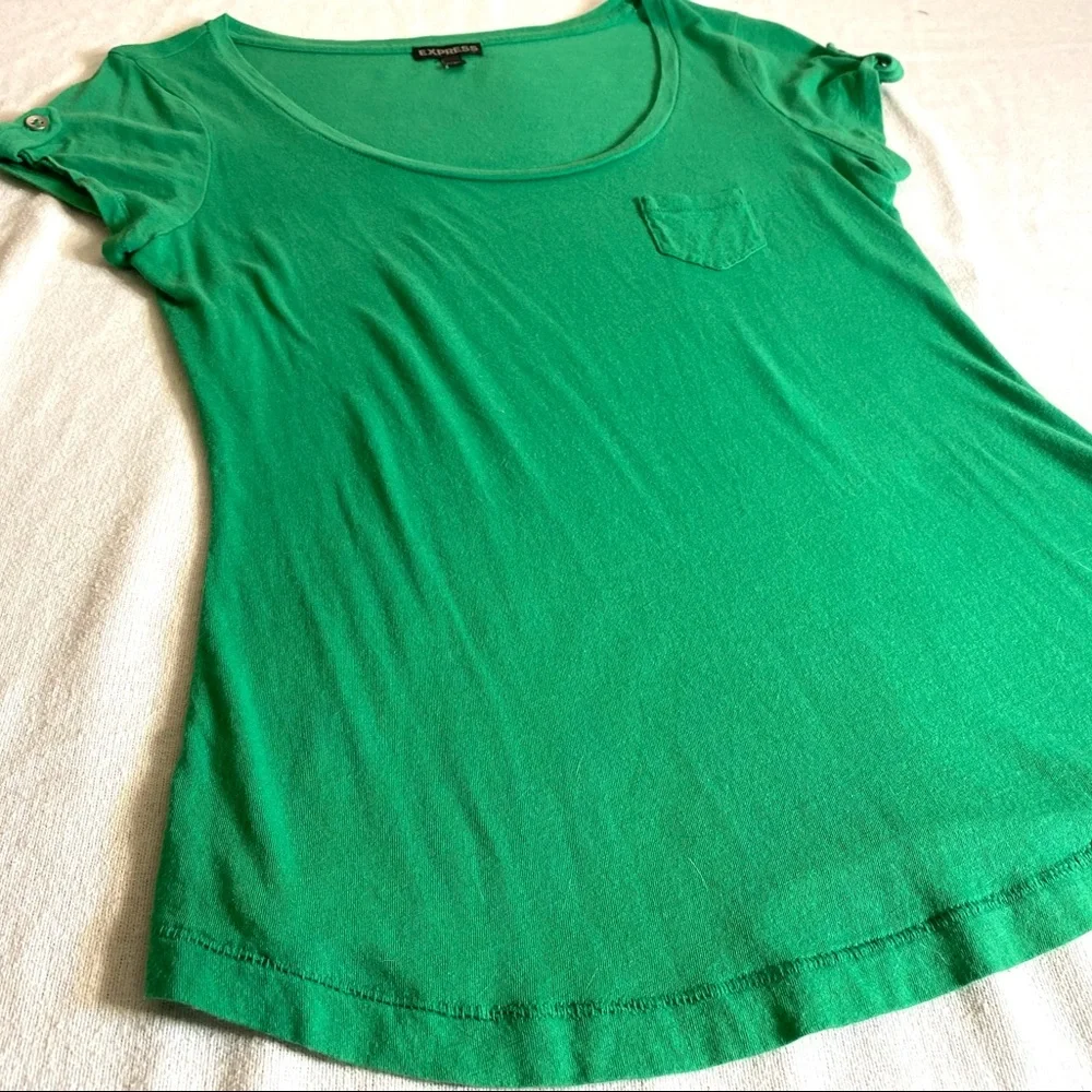 Express green T-shirt size SP